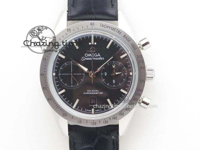 0214 Practical Vintage Seamaster 300 No Date T SS B12 Black Dial On Brown Leather Strap A2836 (Free Nylon Strap) 7910